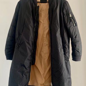 Bomber parka All Saints / black - Size M - multipockets and two way zipper